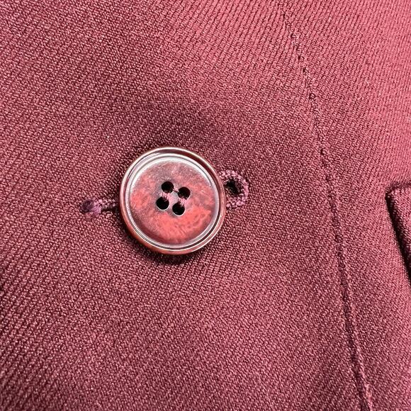 Vintage Levi’s Blazer Maroon Blazer Women’s Size 12 - M198 - Picture 2 of 12